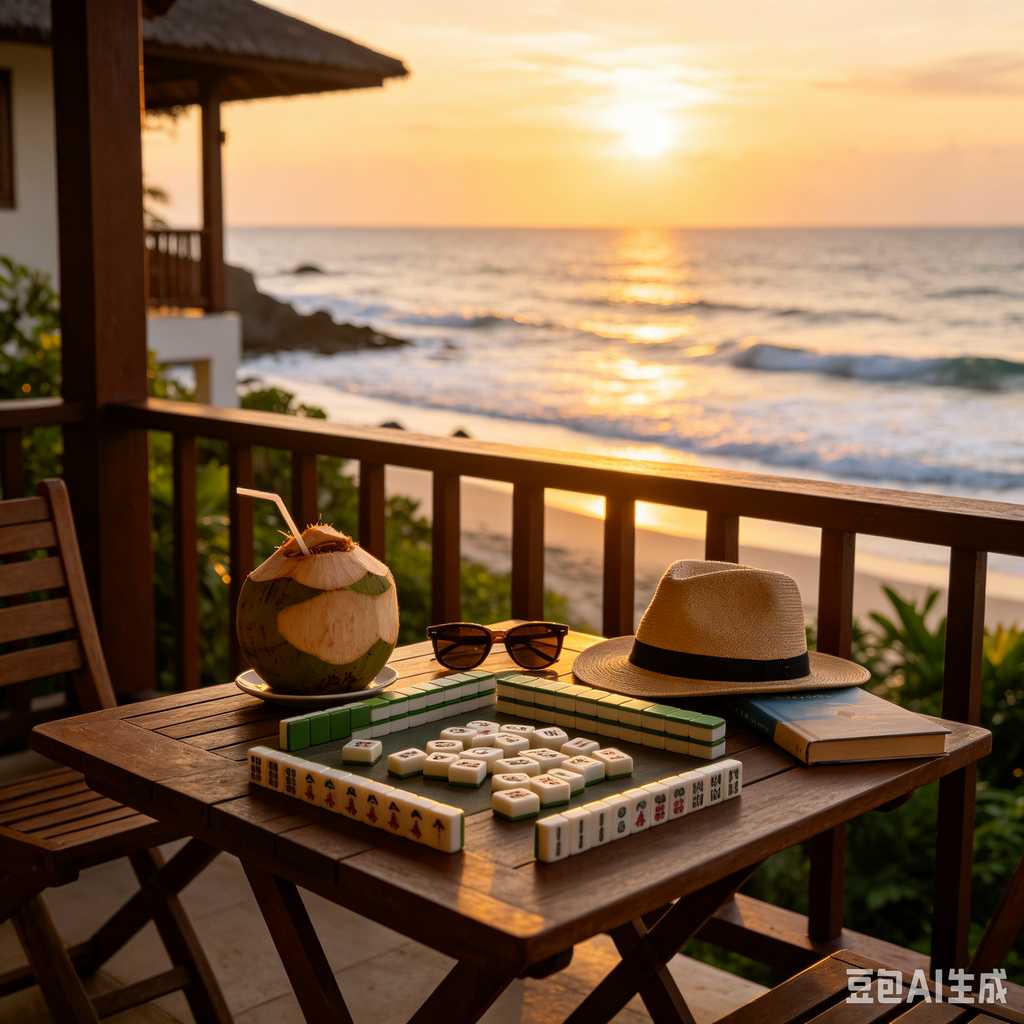 traditional color mahjong set