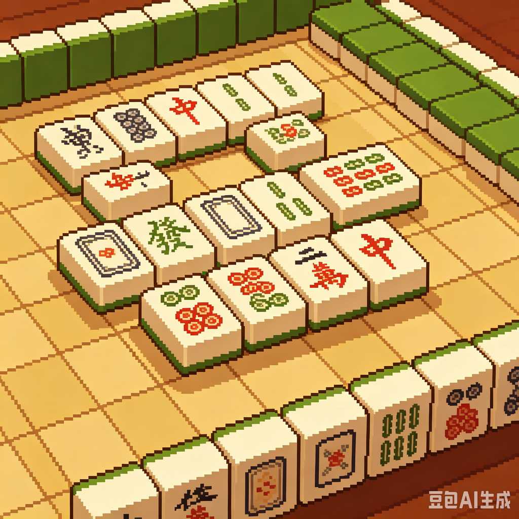 multi color mahjong set custom