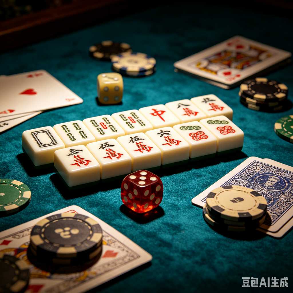 mahjong tile pushers and racks set