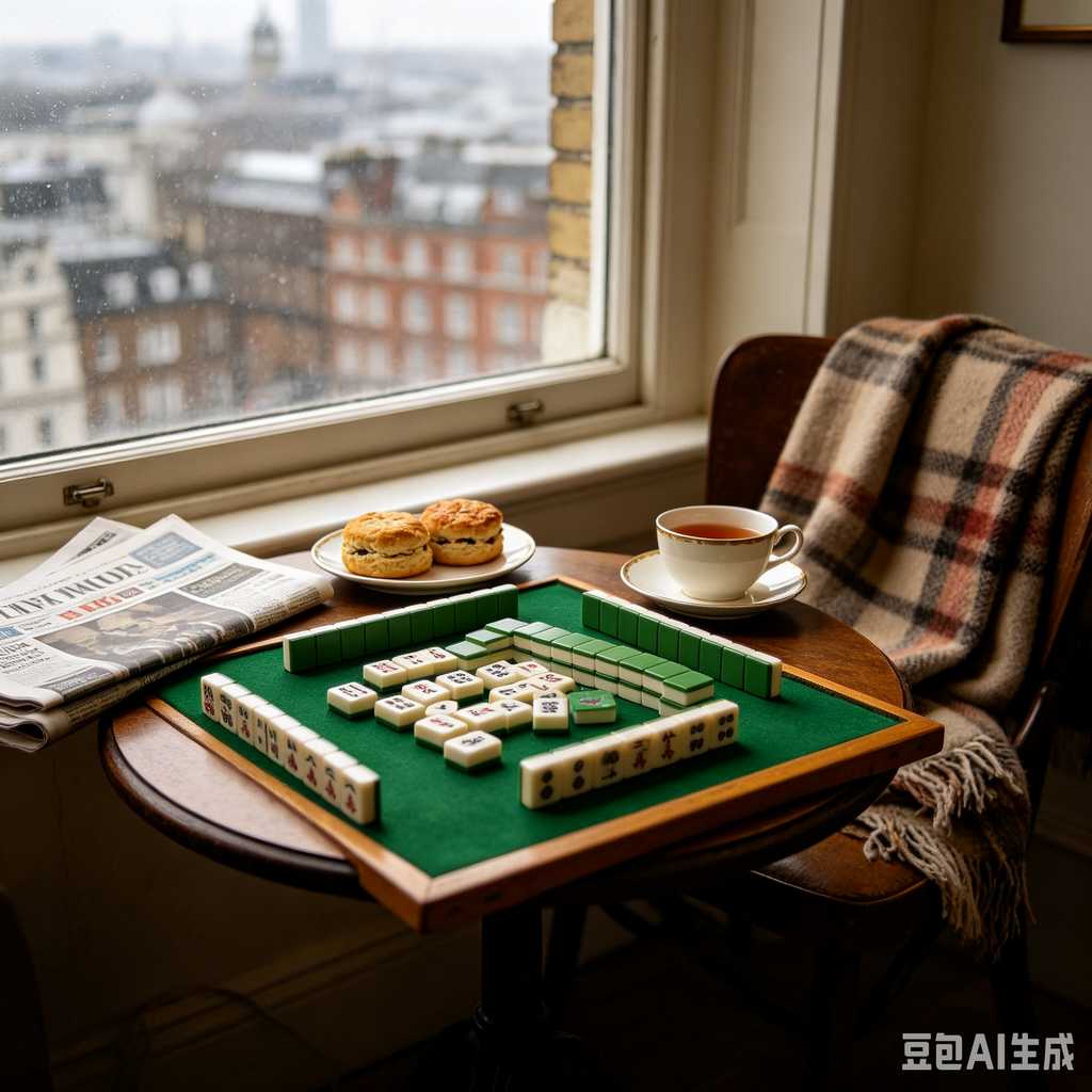 embossed mahjong set design